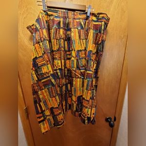 EUC Modcloth book print skirt size 24